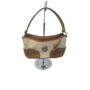 DOONEY & BOURKE SADDLE PURSE Small Brown Shoulder Bag Classic Y2K Designer